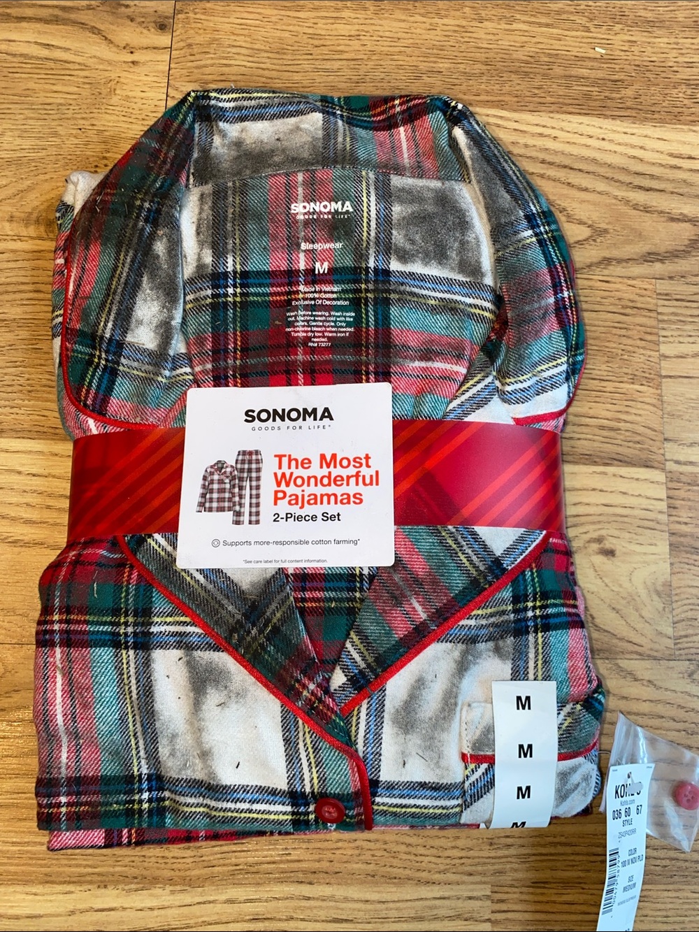 Flannel PJ set Medium